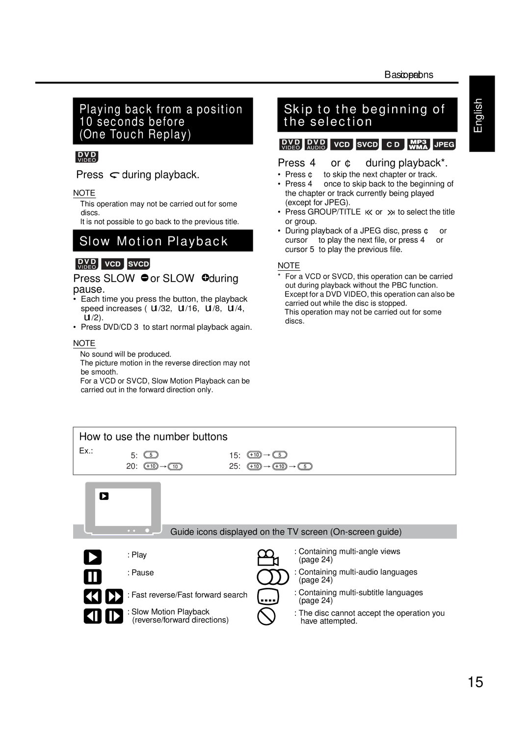 JVC GVT0144-005A manual One Touch Replay 