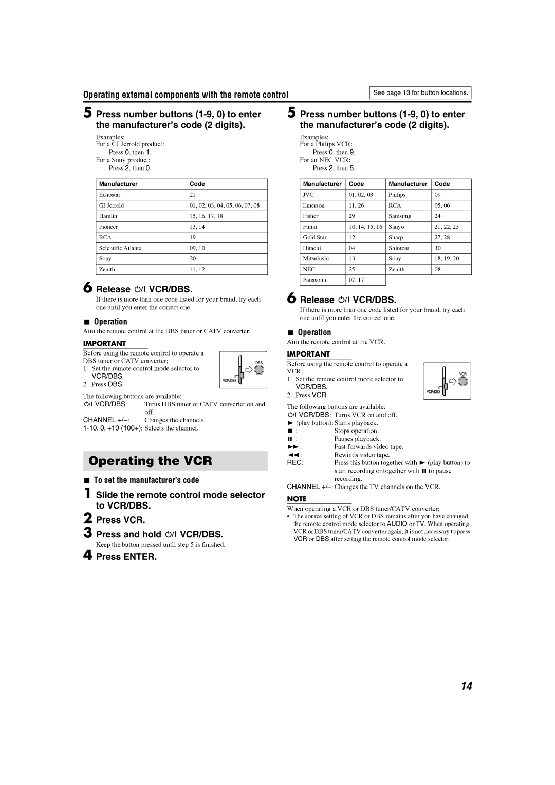 JVC GVT0150-008UX, GVT0150-008US, GVT0150-008UN, GVT0150-008UG, GVT0150-008A, GVT0150-008UW See page 13 for button locations 