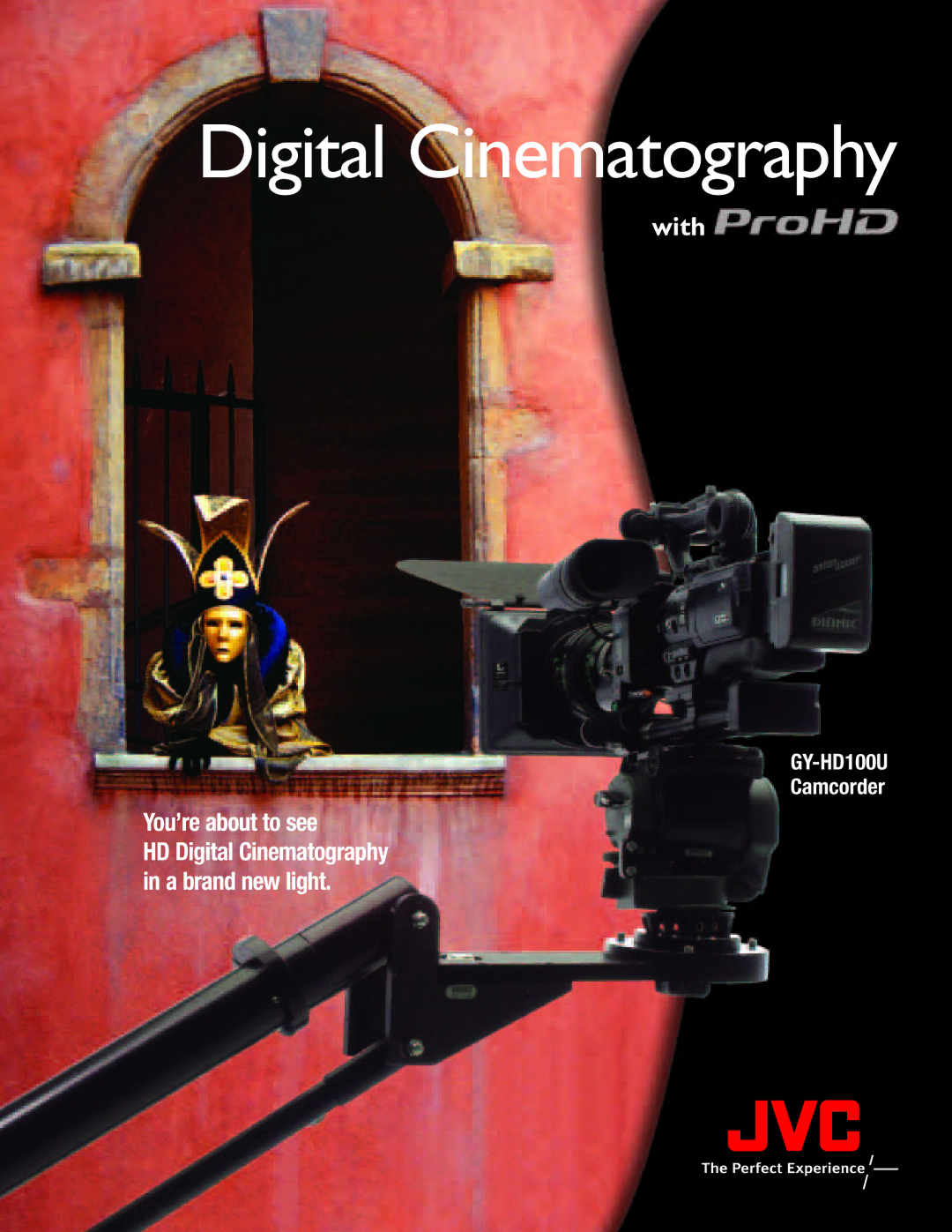 JVC GY-HD100U manual Digital Cinematography 