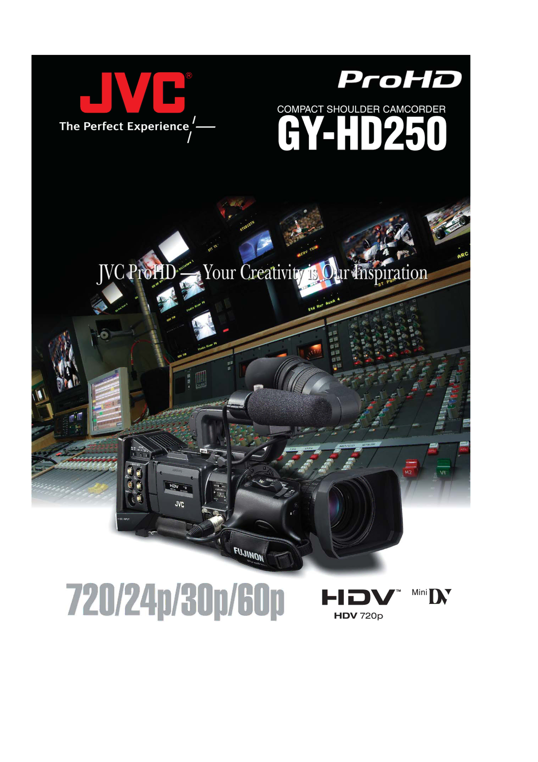 JVC GY-HD250 manual 