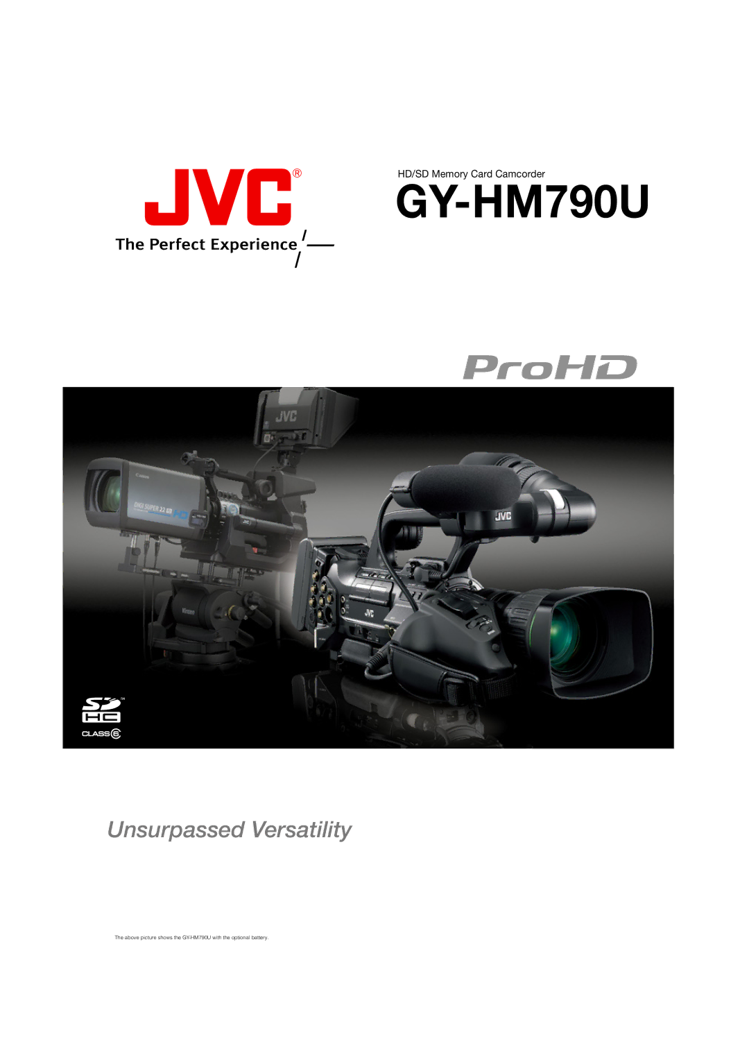 JVC GY-HM790U manual 