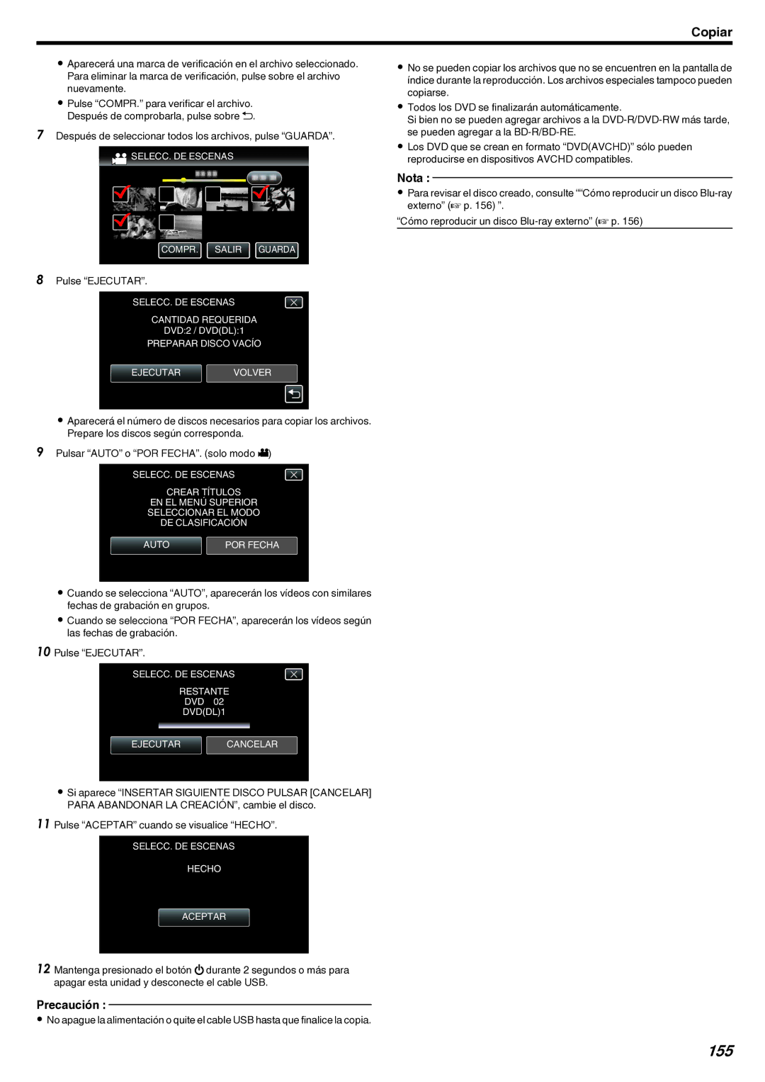 JVC GZ-EX210 manual 155 