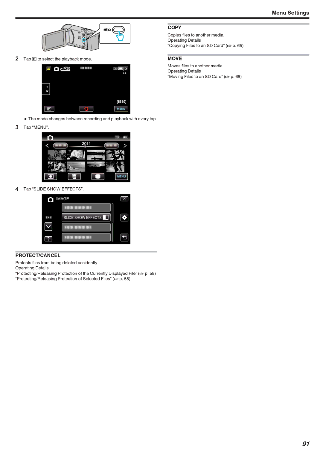 JVC GZ-HM690, GZ-HM670, GZ-HM450, GZ-HM650, GZ-HM440 manual Copy 