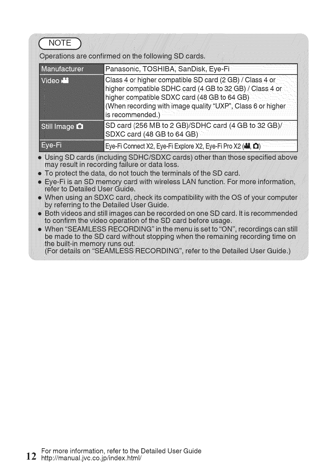 JVC GZ-HM860U, GZ-HM960U manual 