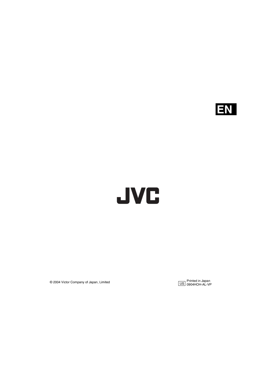 JVC GZ-MC100US instruction manual Victor Company of Japan, Limited 