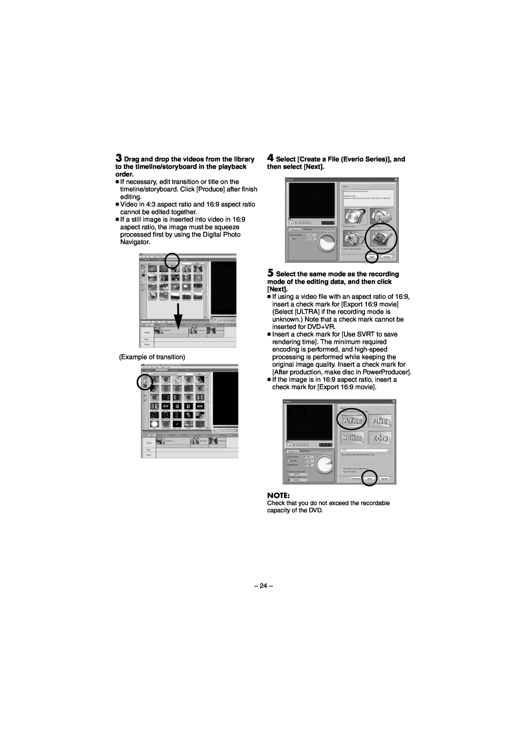JVC GZ-MG70AG, GZ-MG70AS, GZ-MG70AA, GZ-MG70AH, LYT1496-001A manual Select Create a File Everio Series, and then select Next 