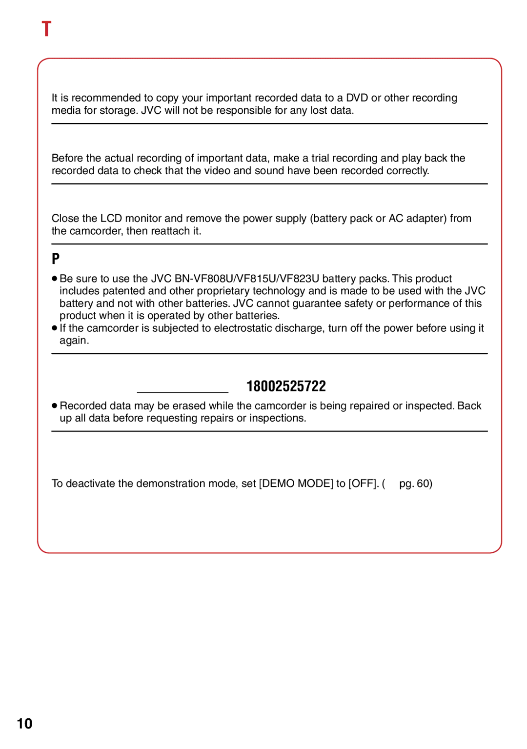 JVC GZ-MS130BU manual Read This First, Make a backup of important recorded data 