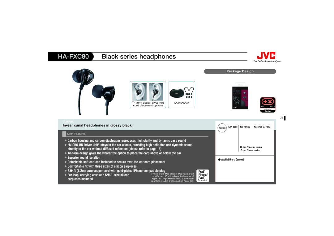 JVC HAS150RN, HAS150AX, HAS150PX, HAFX20RW, HA-F140-A, HAEBX85P, HA-EBX85-Z, HAEBX85W manual HA-FXC80 