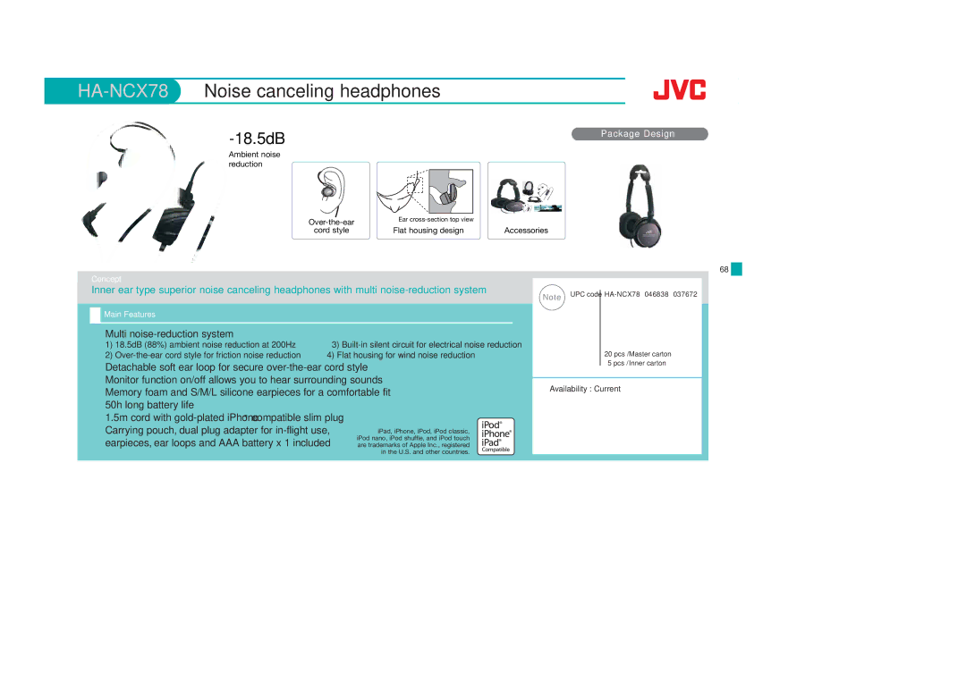 JVC HAFR201R, HASR44X, HAS600A, HAFX8B, HAFX40R, HAFX30V, HAFX30A, HAFX22B, HASR500B, HAFX101B, HAFR36CT, HAFR201B, HAFX5V HA-NCX78 