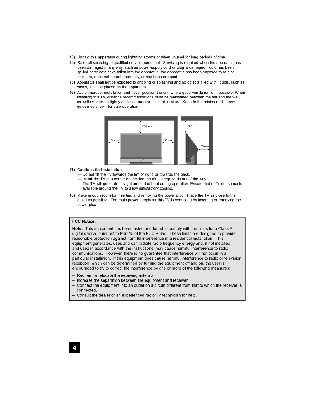 JVC HD-52FA97 manual FCC Notice 