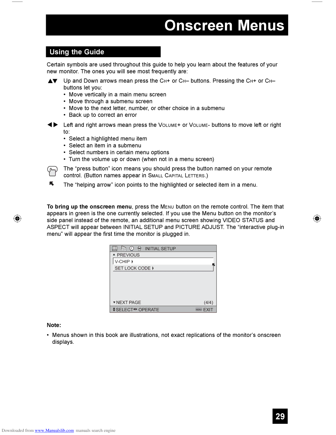 JVC HD-61G587 manual Onscreen Menus, Using the Guide 