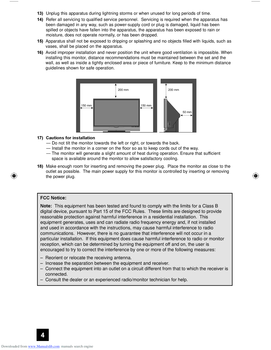 JVC HD-61G587 manual FCC Notice 