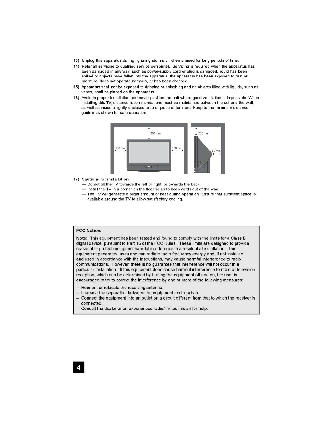 JVC HD-61Z886, HD-70G886, HD-61Z786 manual FCC Notice 