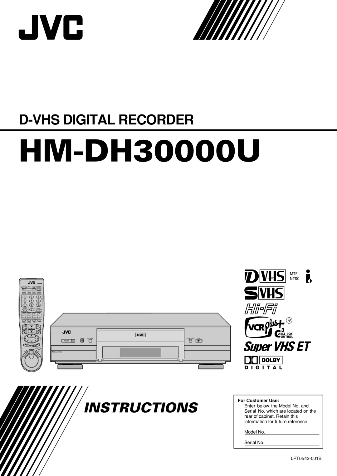 JVC HM-DH30000U manual 