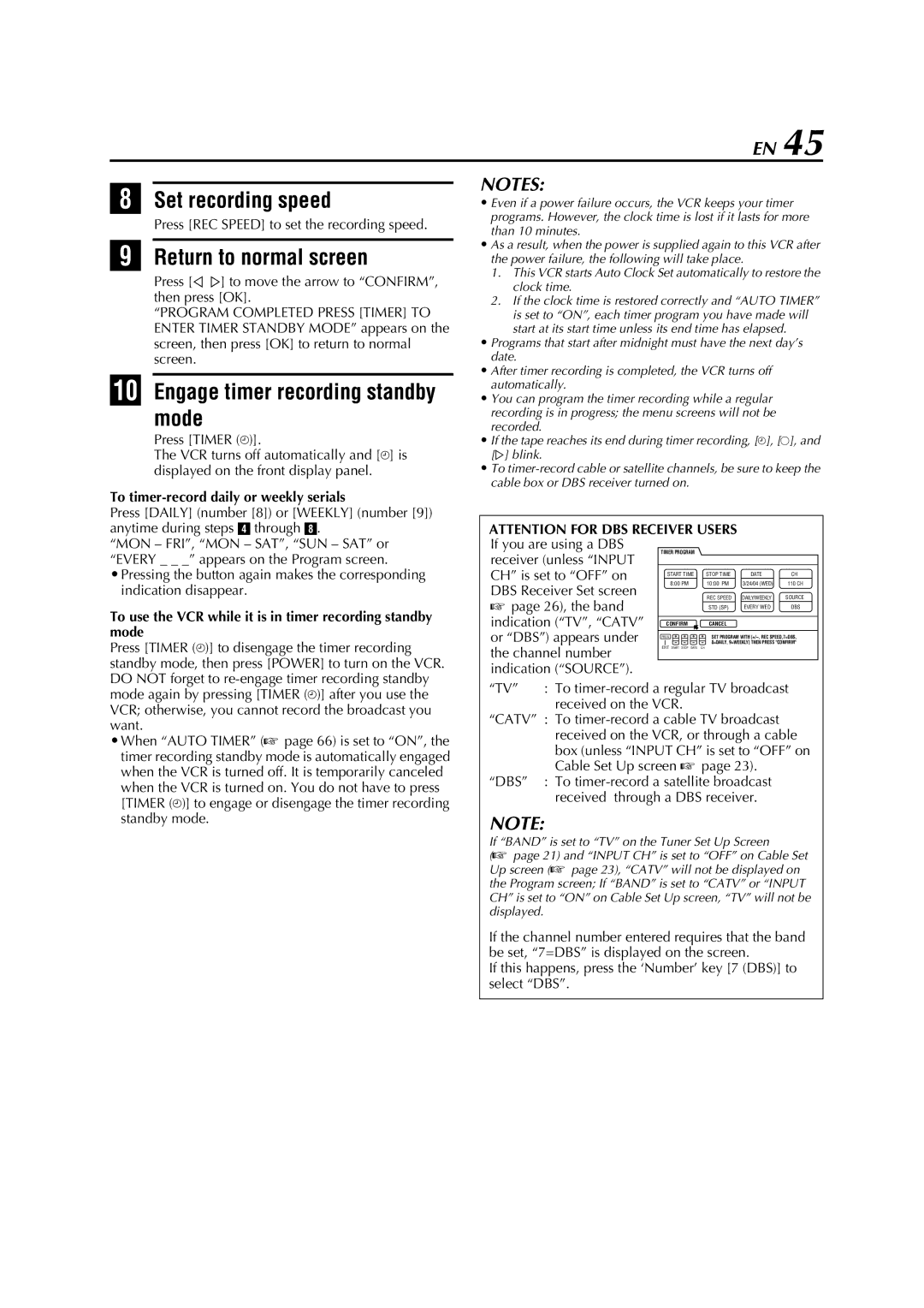 JVC HM-DH5U manual To timer-record daily or weekly serials 