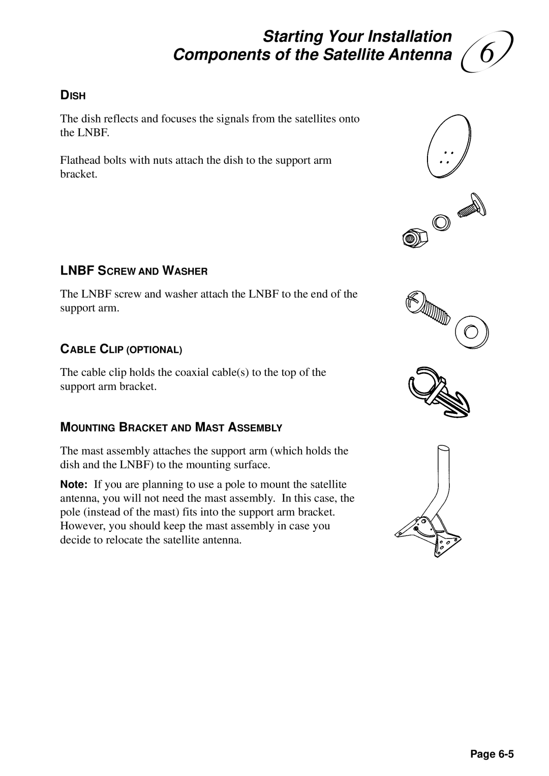 JVC HM-DSR100U, HM-DSR100DU, HM-DSR100RU manual Dish 