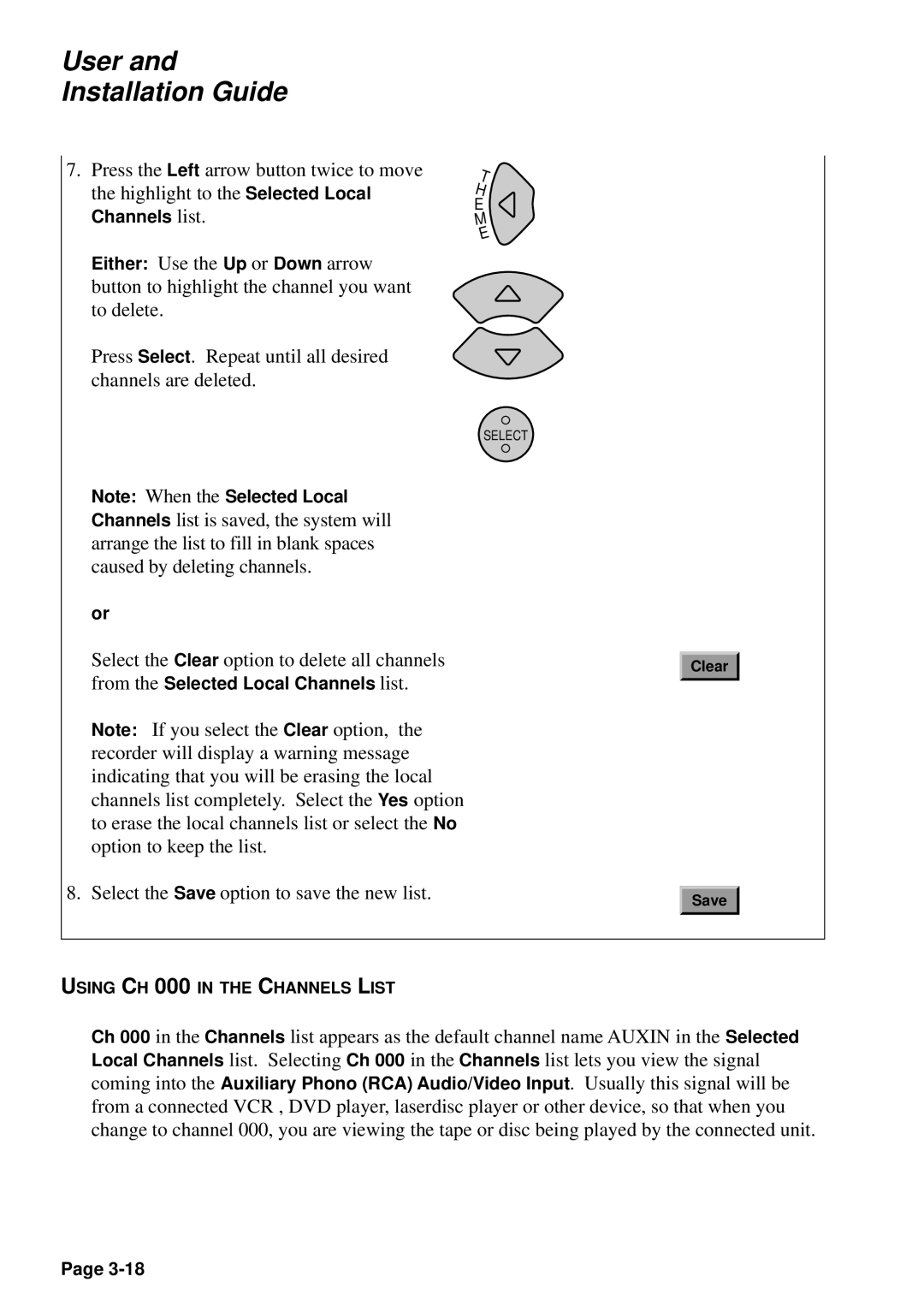 JVC HM-DSR100U, HM-DSR100DU, HM-DSR100RU manual Select the Save option to save the new list 