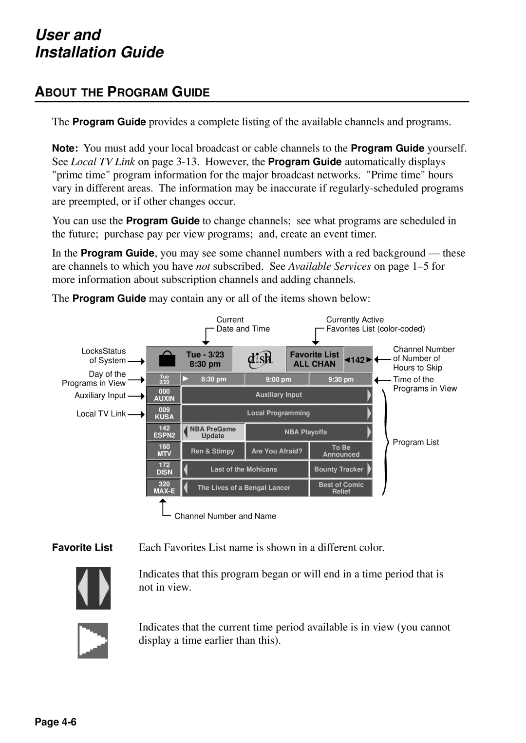 JVC HM-DSR100U, HM-DSR100DU, HM-DSR100RU manual About the Program Guide, ALL Chan 