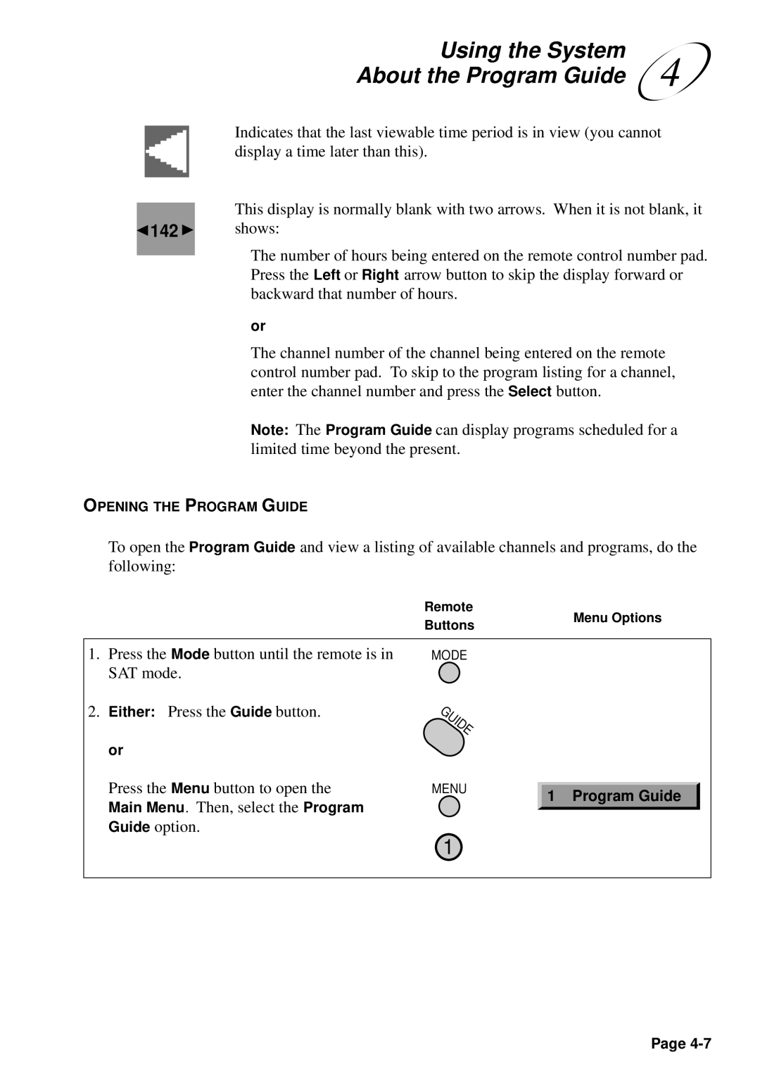 JVC HM-DSR100U, HM-DSR100DU, HM-DSR100RU manual Using the System About the Program Guide 