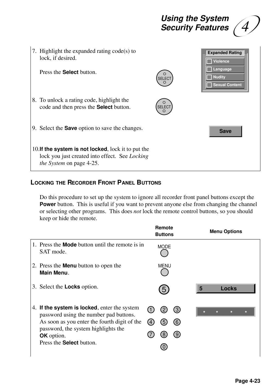 JVC HM-DSR100U, HM-DSR100DU, HM-DSR100RU manual Select the Save option to save the changes 