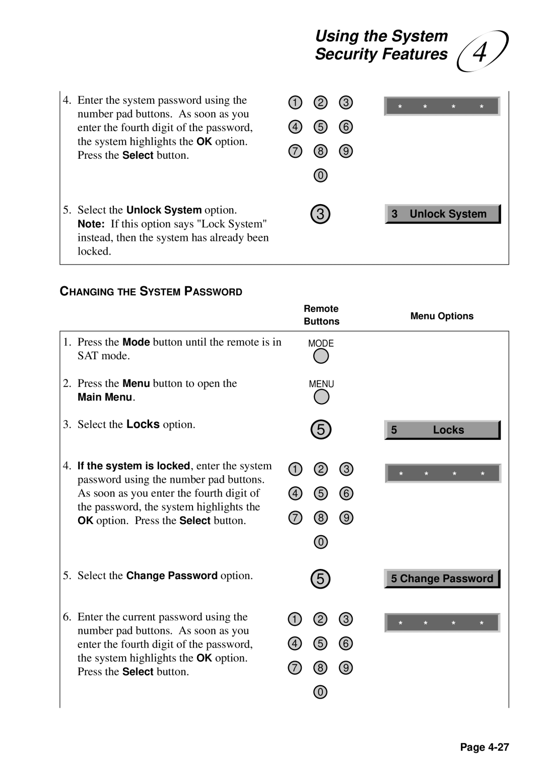 JVC HM-DSR100U, HM-DSR100DU, HM-DSR100RU manual Unlock System 