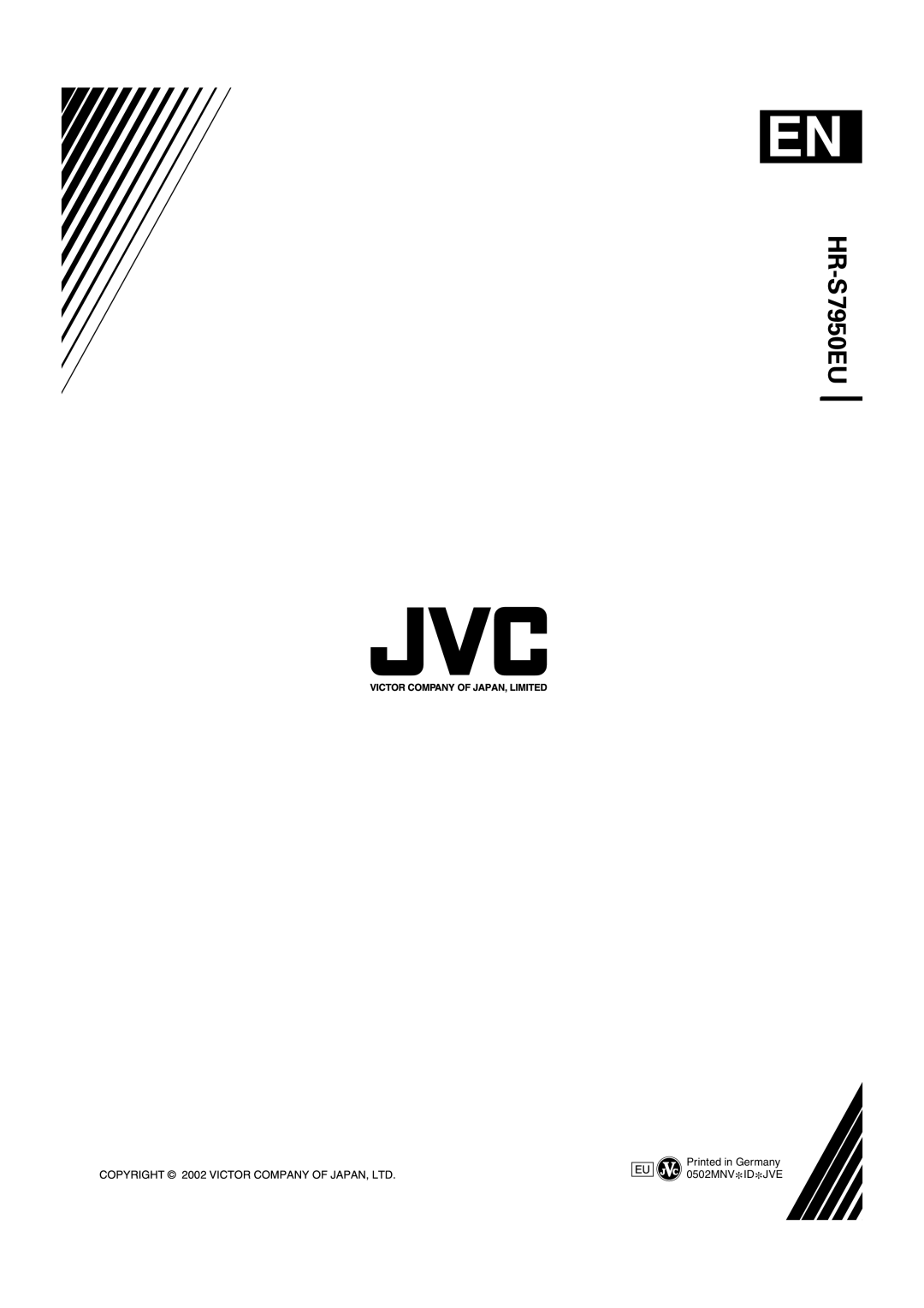 JVC HR - S7950EU specifications 