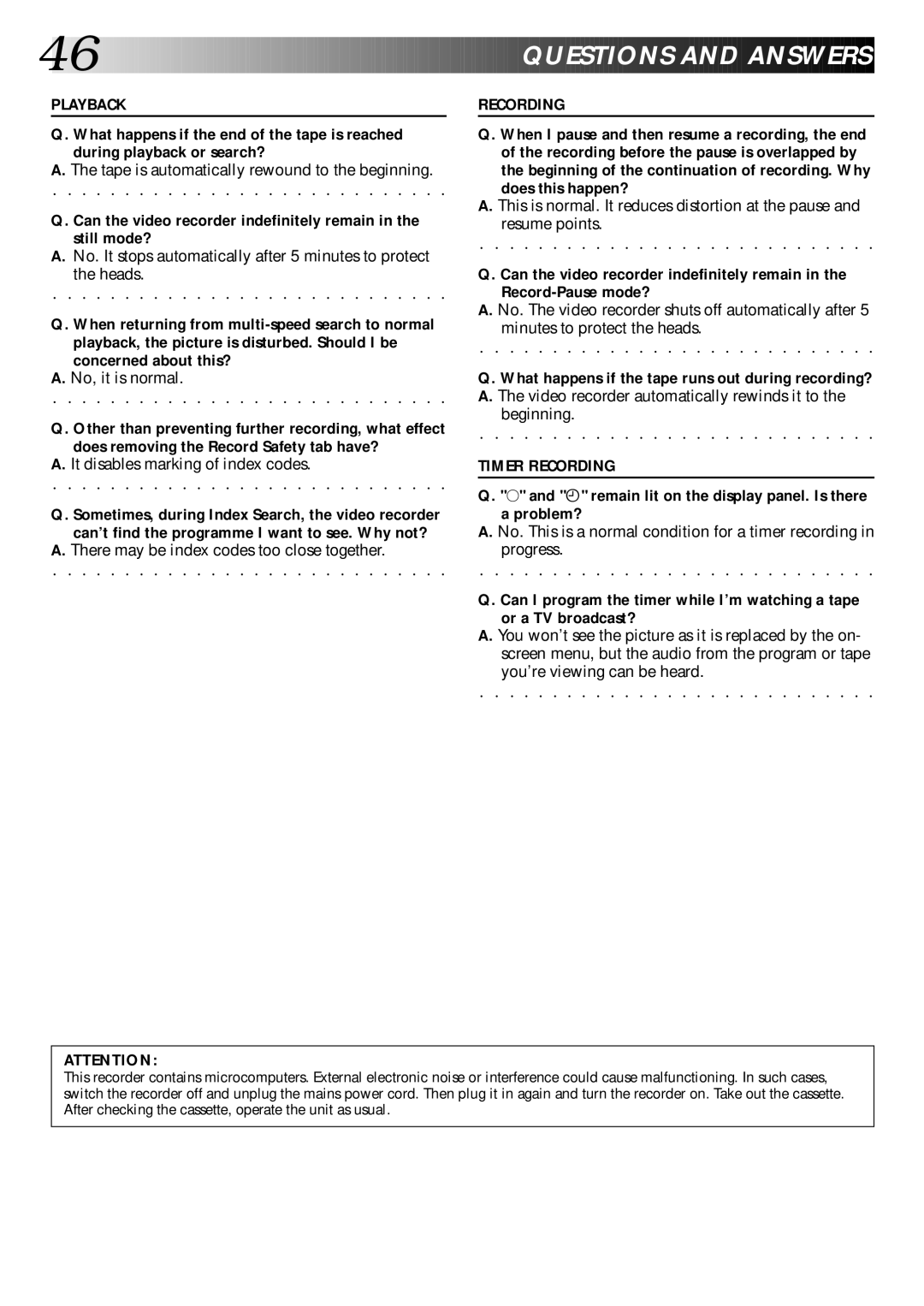 JVC HR-DD445EK setup guide Questions and Answers 