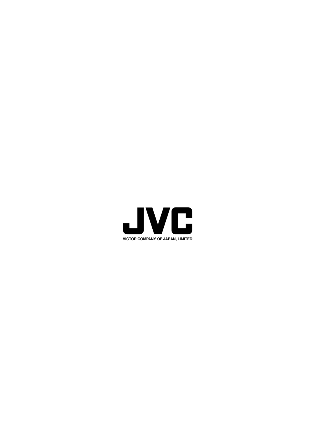 JVC HR-DD445EK setup guide Victor Company of JAPAN, Limited 