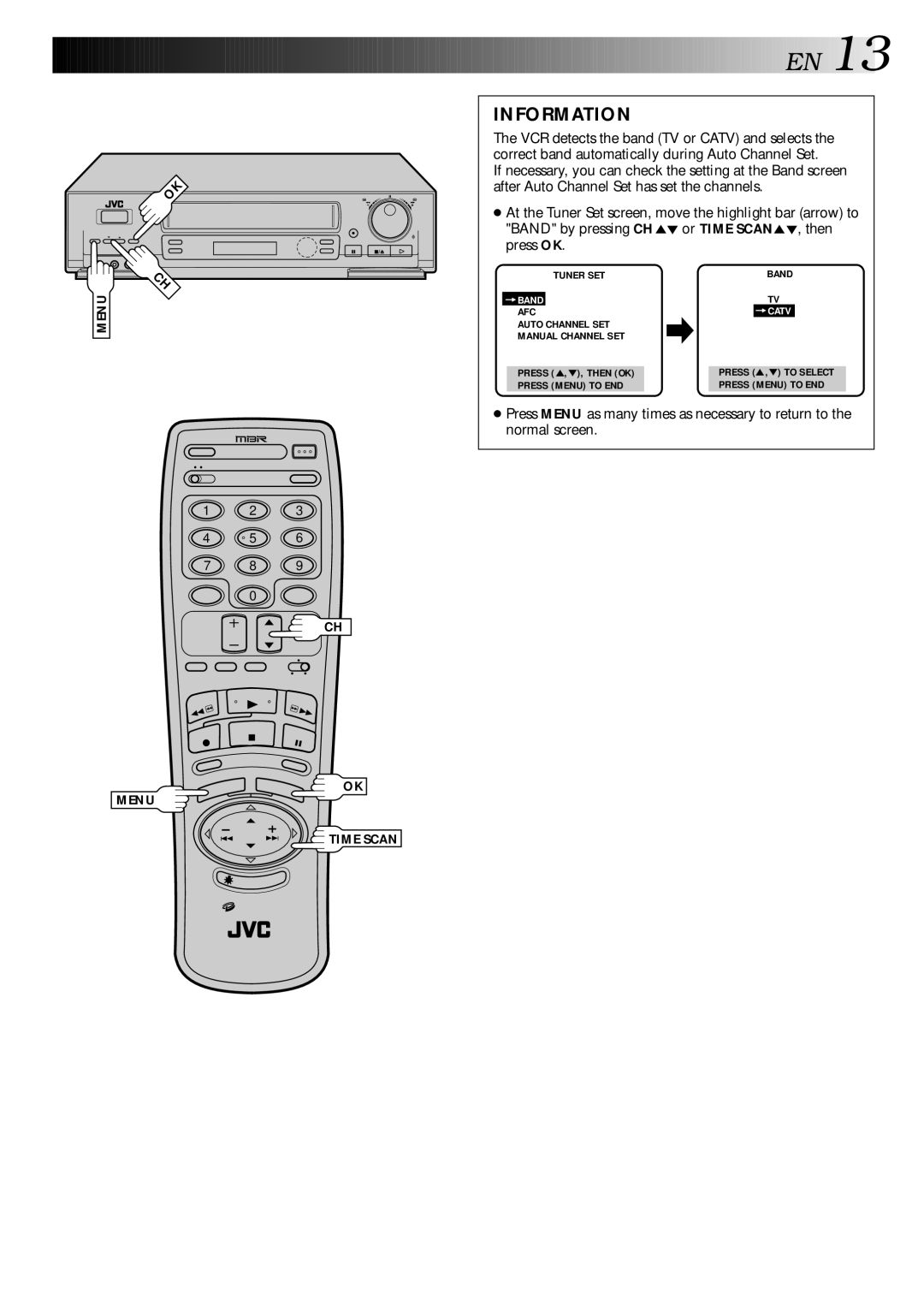 JVC HR-DD840U manual Information 