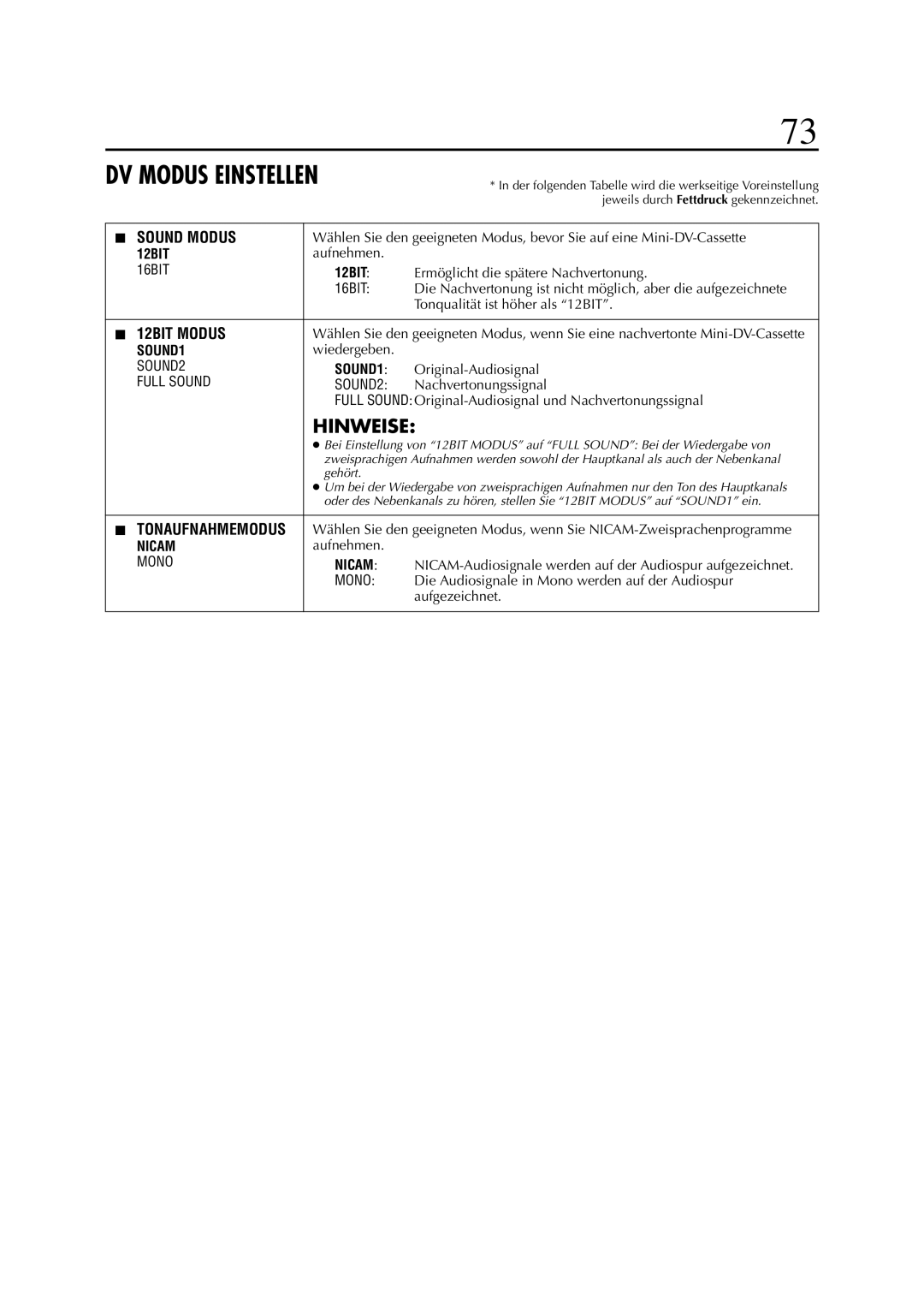 JVC HR-DVS3EU Aufnehmen, Ermöglicht die spätere Nachvertonung, Wiedergeben, Original-Audiosignal, Nachvertonungssignal 