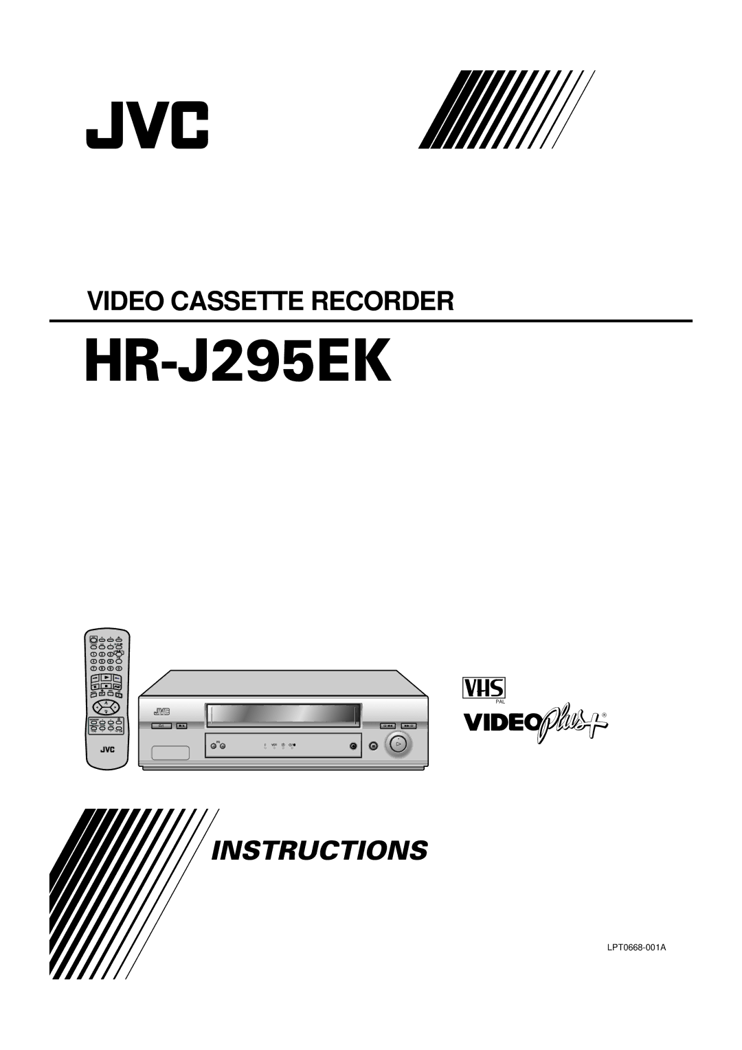 JVC HR-J295EK manual 