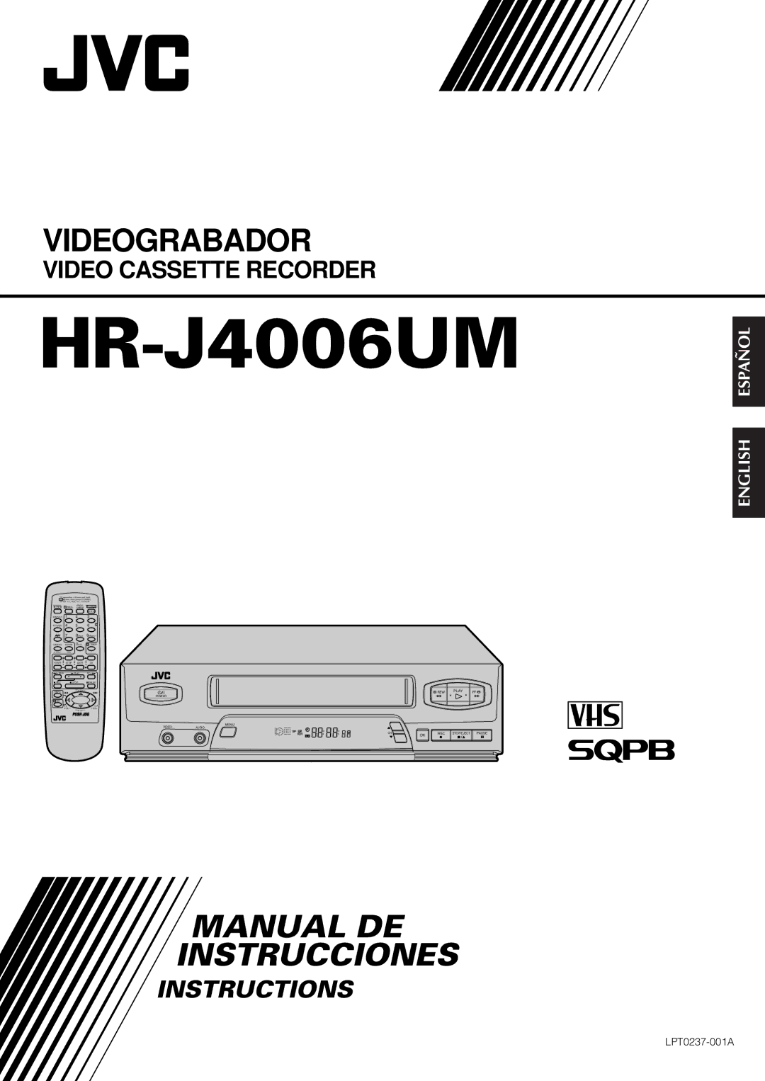 JVC HR-J4006UM manual 