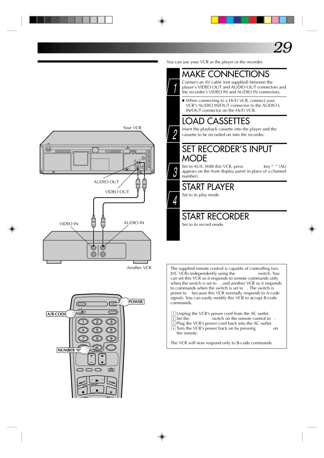 JVC HR-J430U manual Edit To Or From Another 