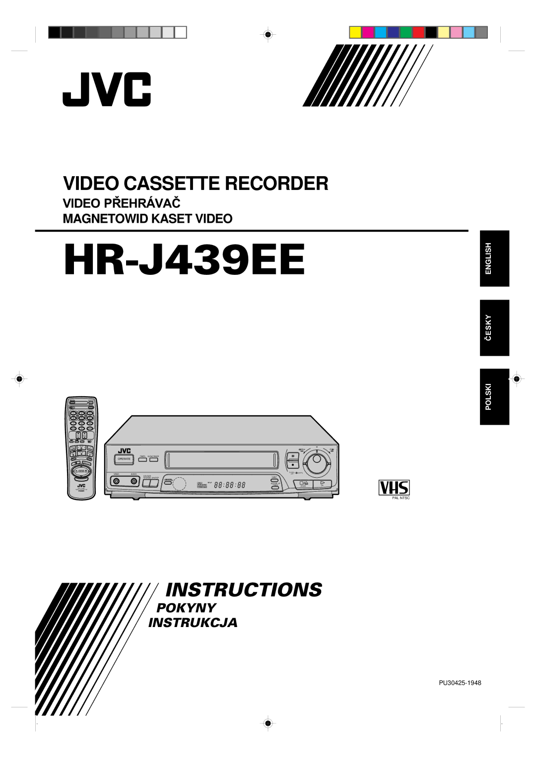 JVC HR-J439EE manual 