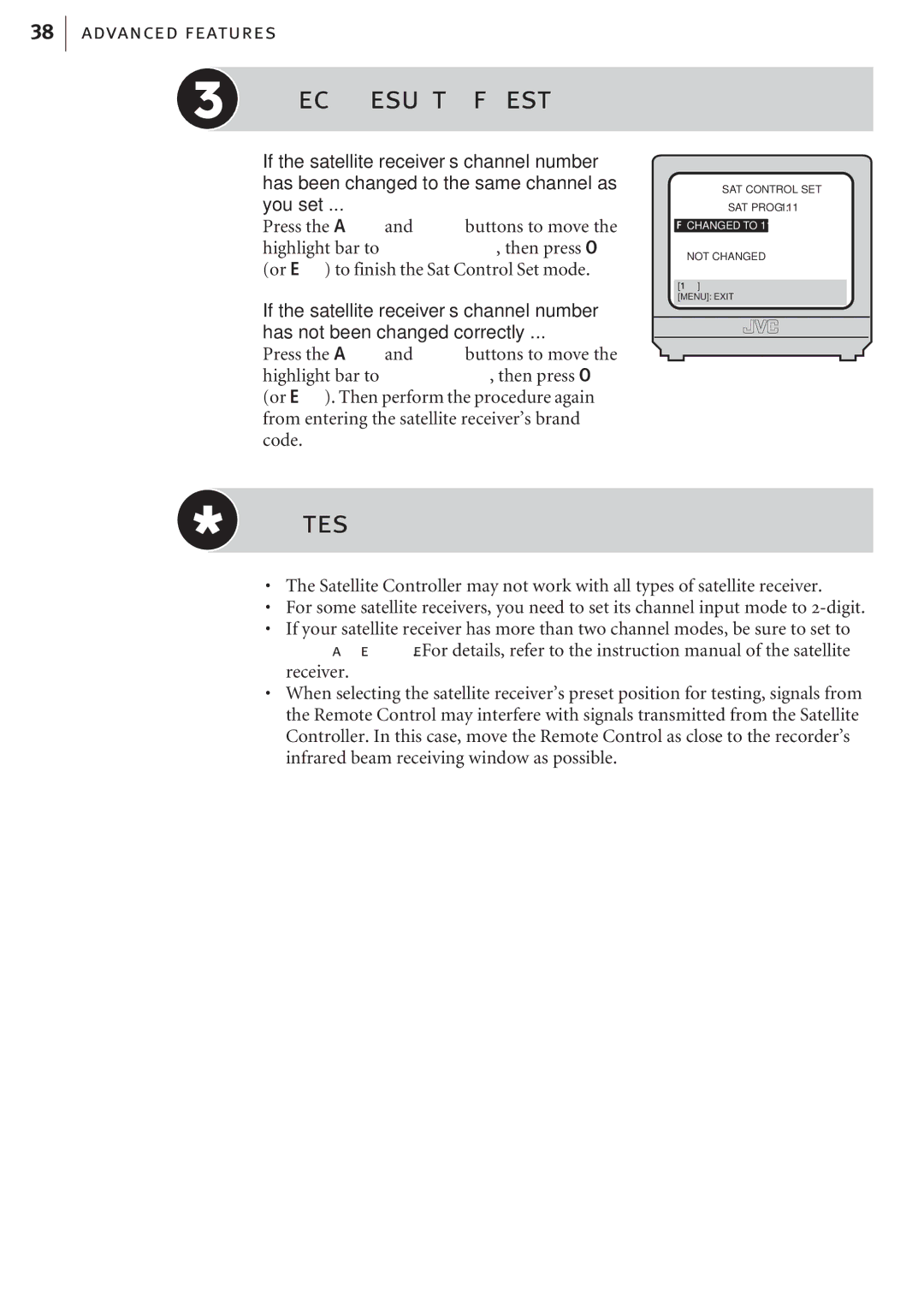 JVC HR-J682EK, HR-J680EK manual Check Result of Test 