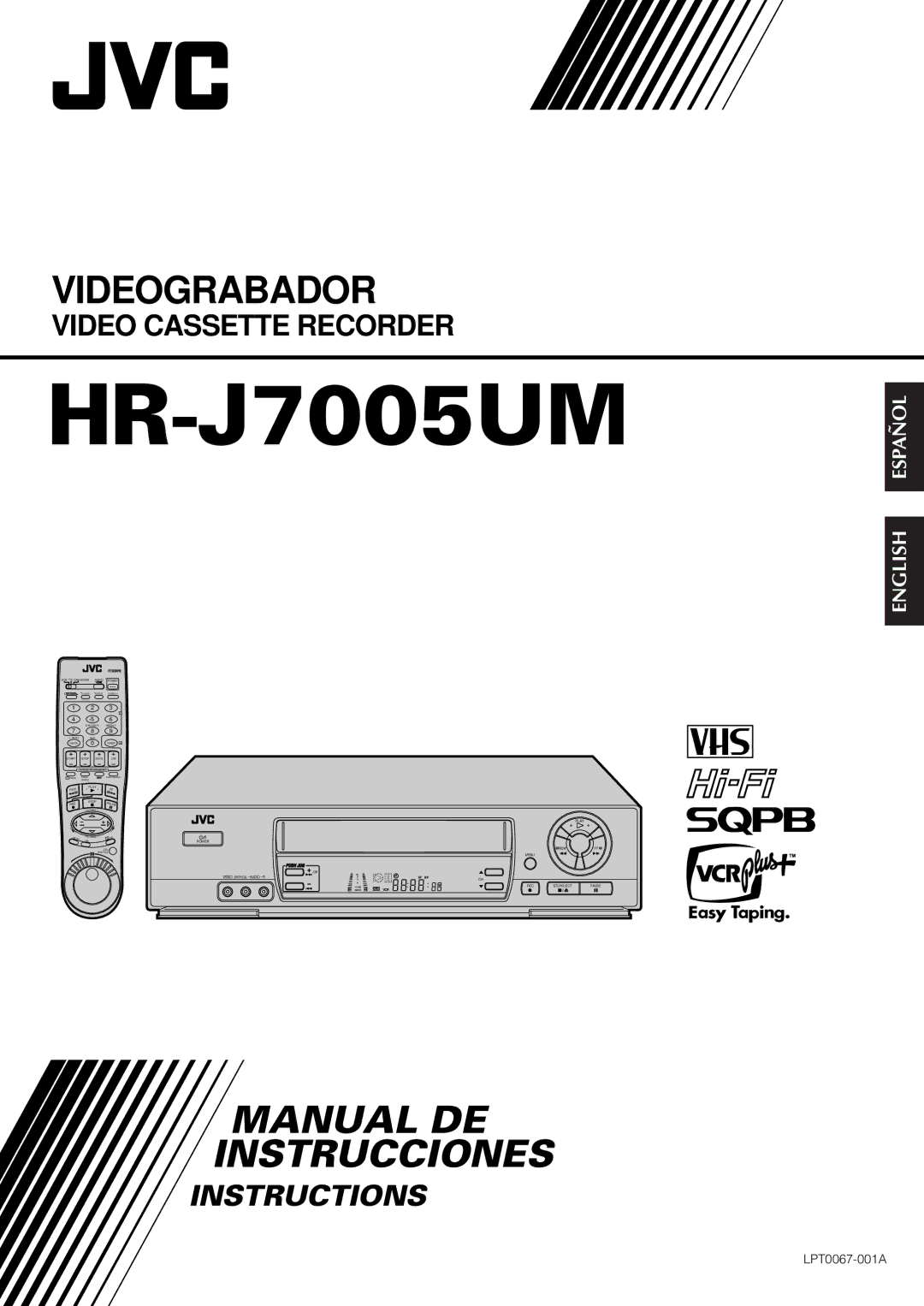 JVC HR-J7005UM manual 