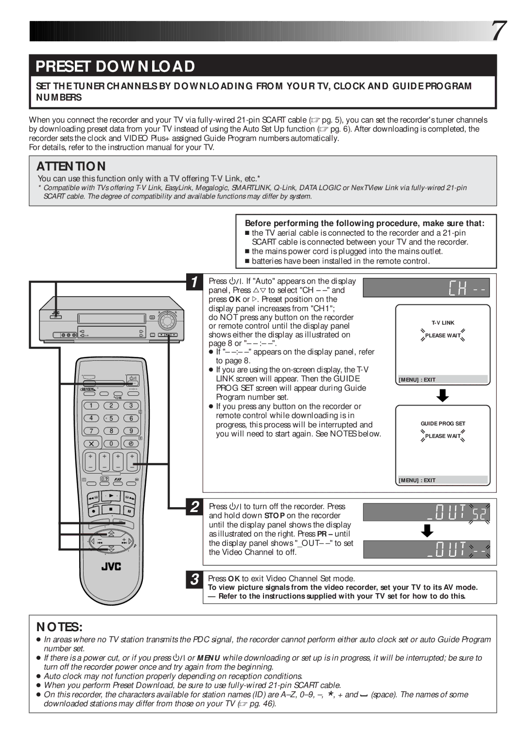 JVC HR-J770EK setup guide Or remote control until the display panel, Shows either the display as illustrated on 