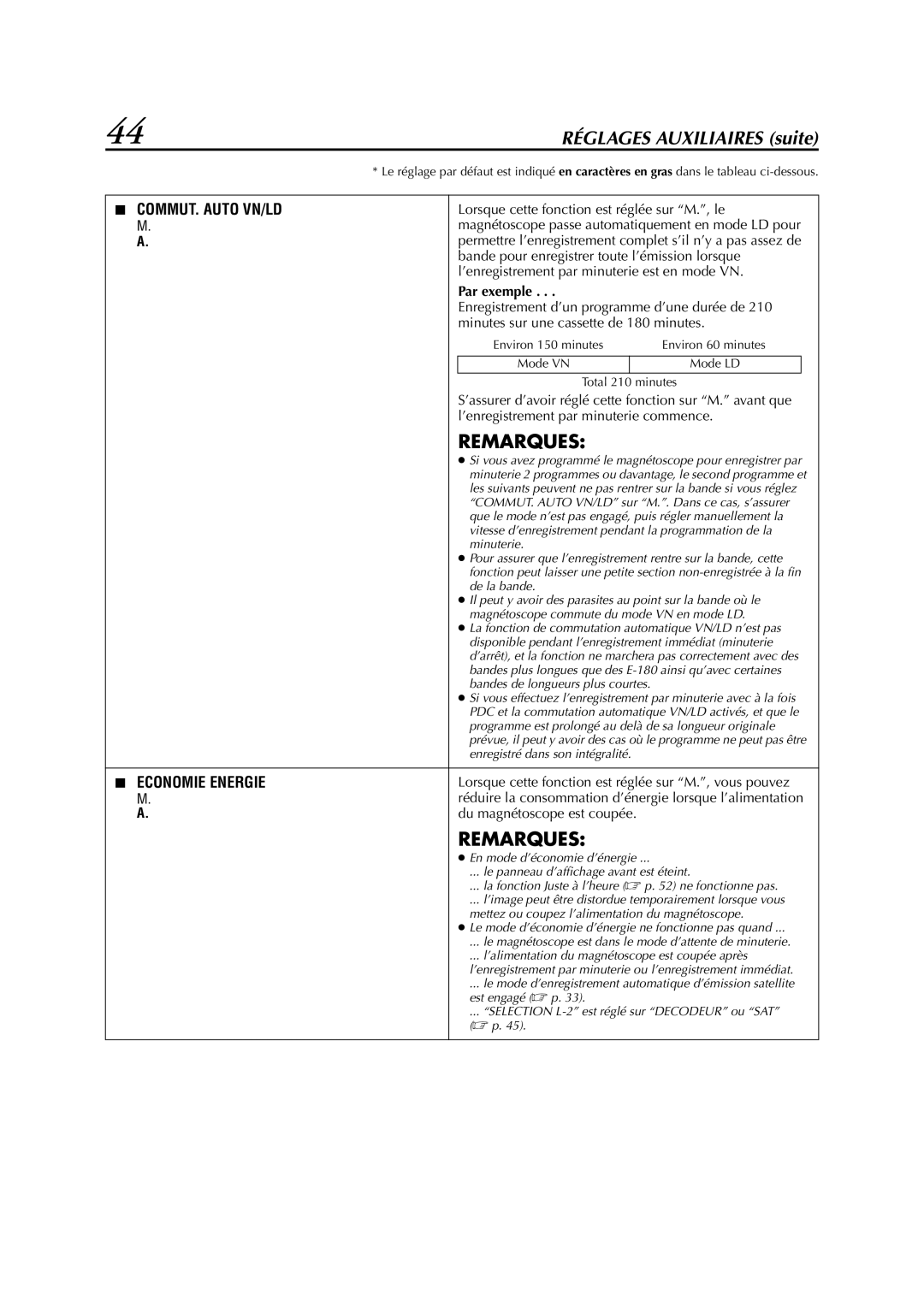 JVC HR-J780MS, HR-J781MS manual Par exemple 