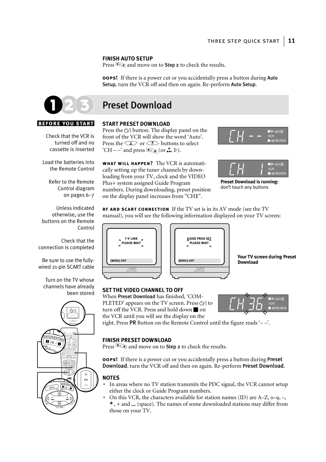 JVC HR-J795EK manual Preset Download 