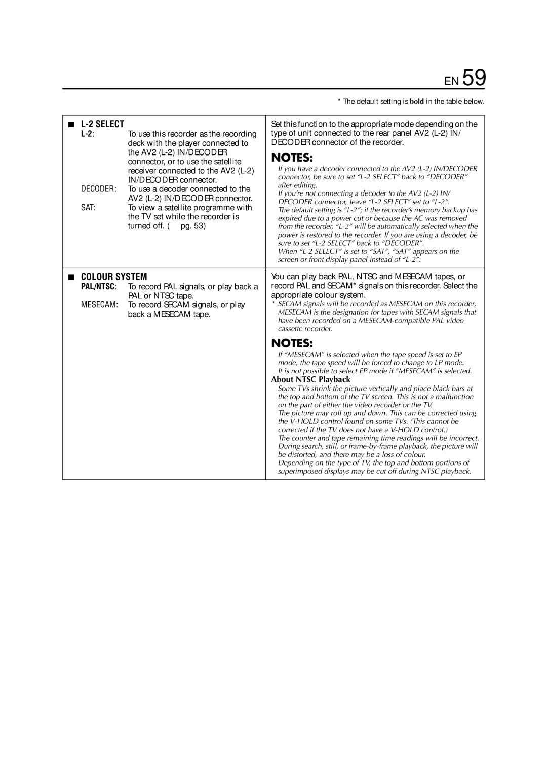 JVC HR-J870EU specifications About Ntsc Playback 