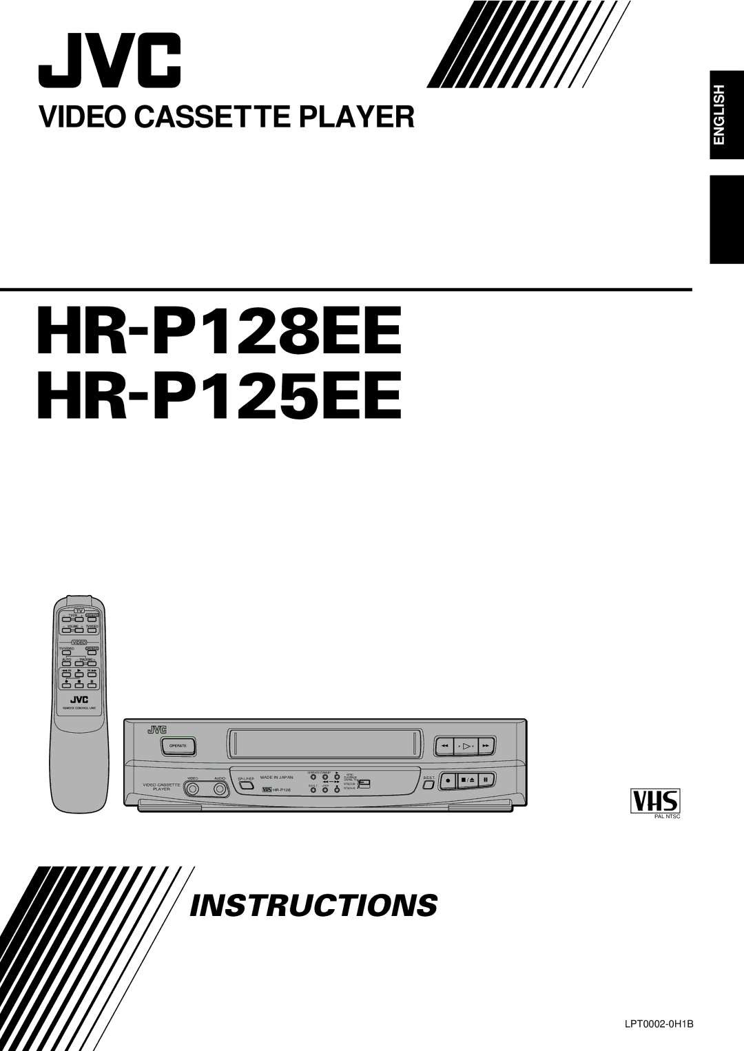 JVC manual HR-P128EE HR-P125EE 