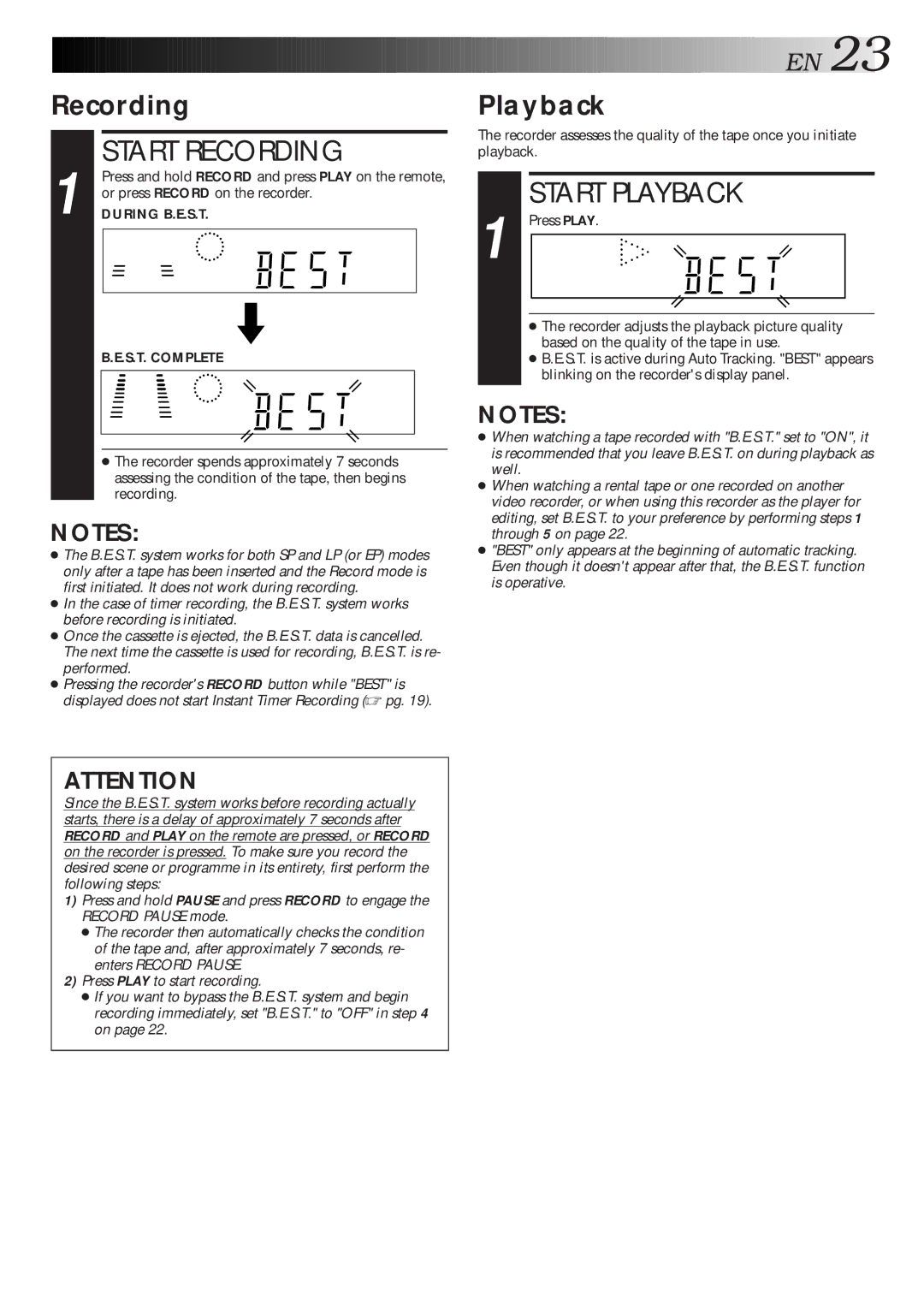 JVC HR-S5600AM specifications Recording, Playback, Or press Record on the recorder 