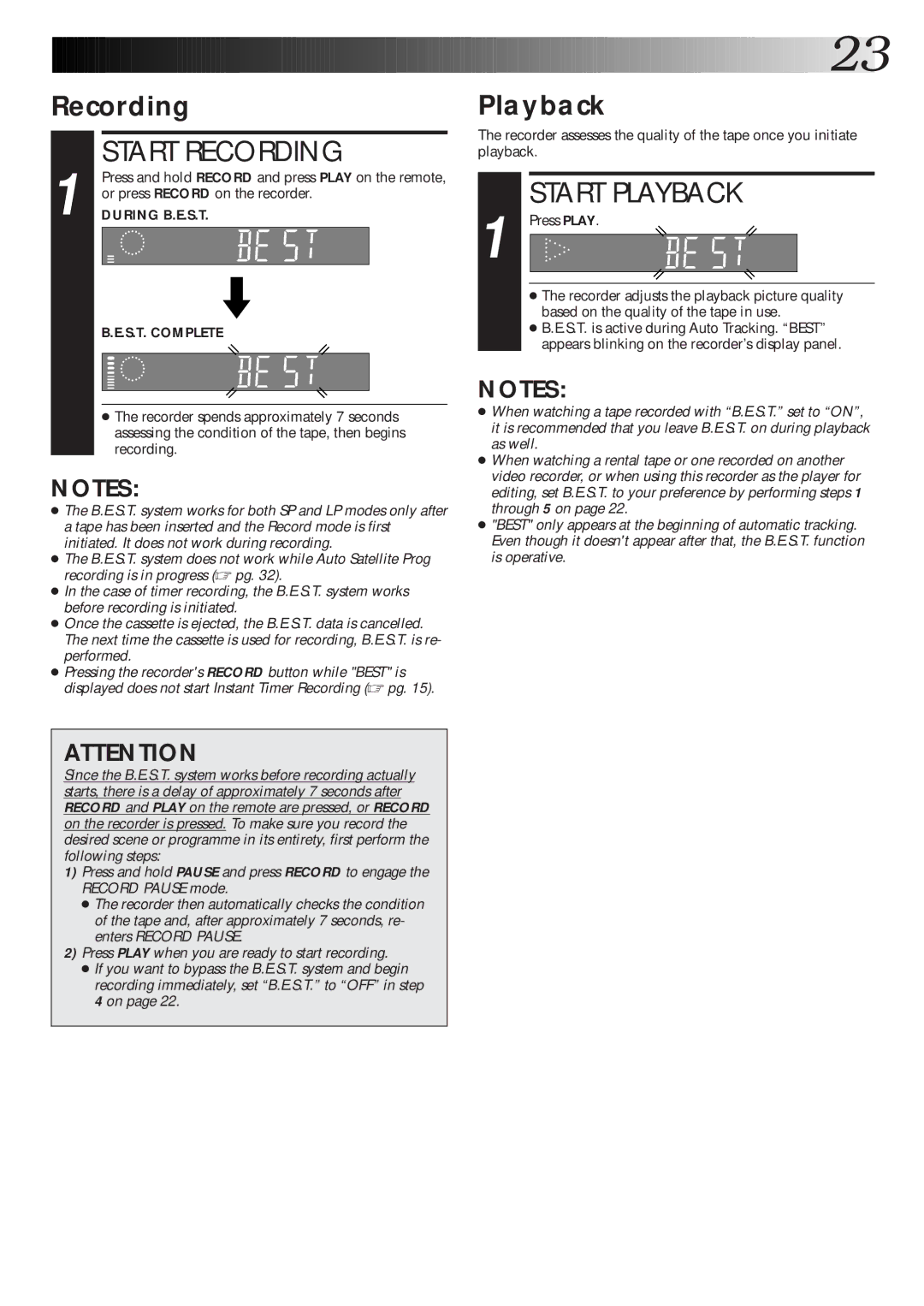 JVC HR-S6600EK setup guide Recording, Playback, Or press Record on the recorder 