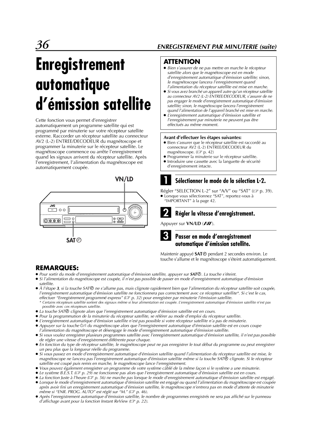 JVC HR-S6700MS manual Régler la vitesse d’enregistrement, Avant d’effectuer les étapes suivantes 