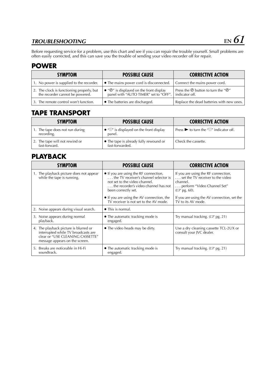 JVC HR-S6852EU, HR-S6850EU, HR-S6851EU specifications Power 