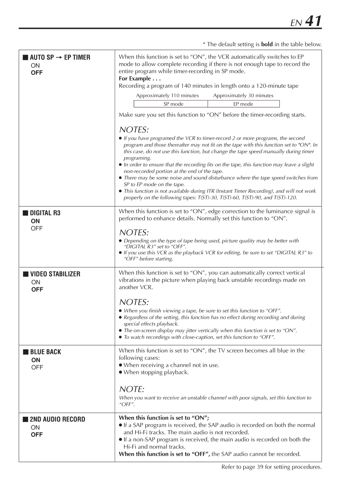 JVC HR-S7900U manual Entire program while timer-recording in SP mode, For Example, When stopping playback 