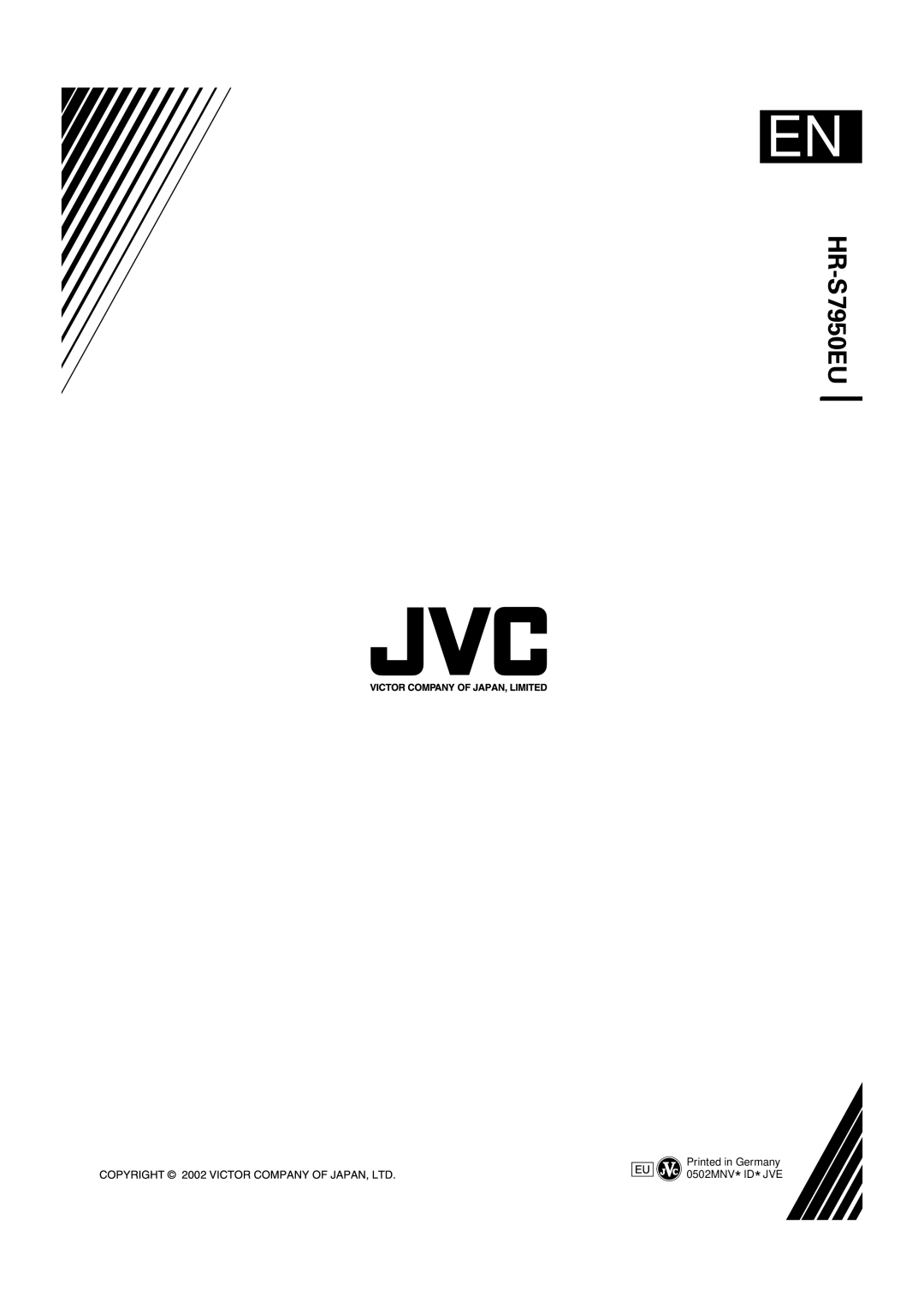 JVC HR-S7950EU specifications 