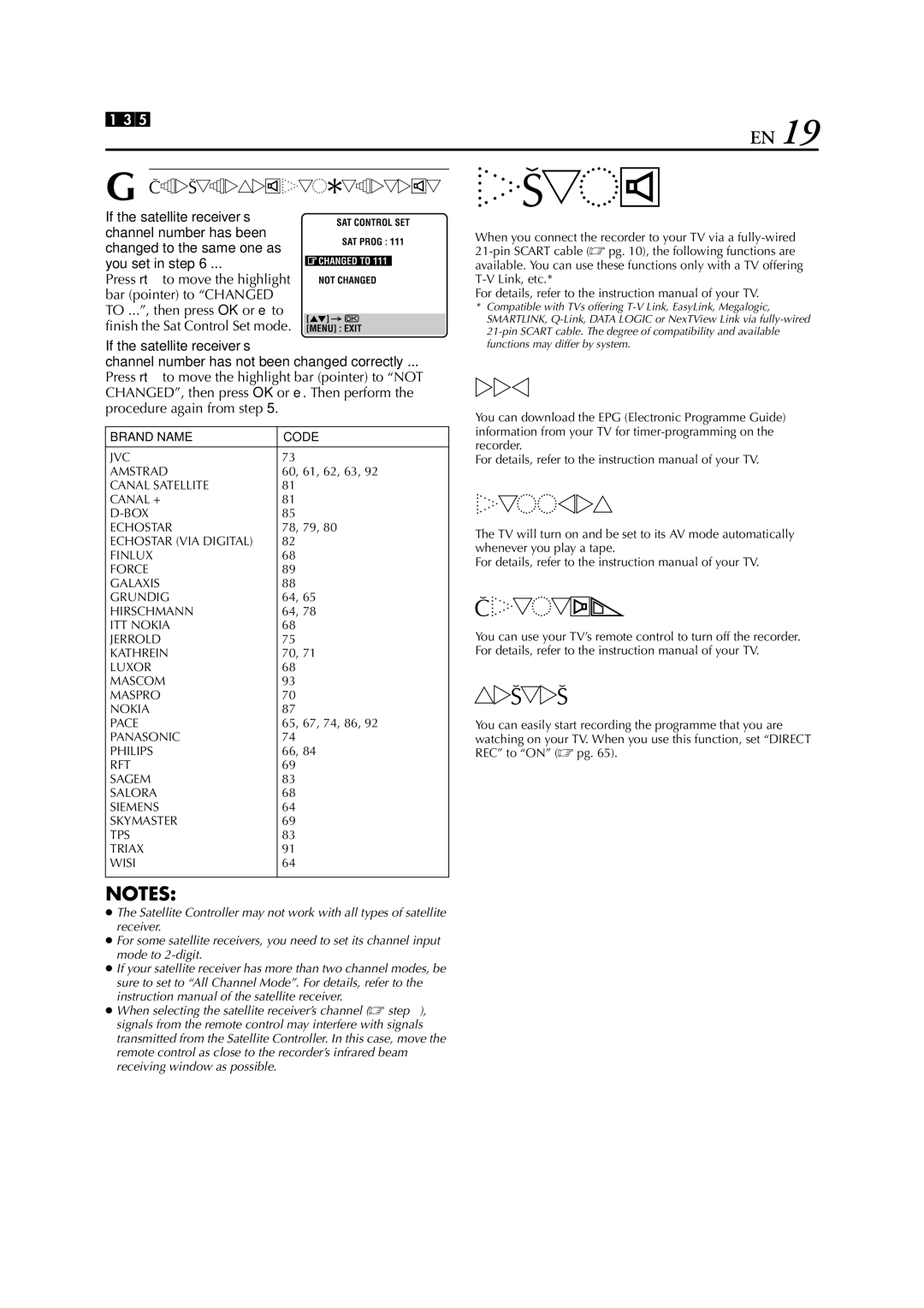 JVC HR-S8700EU specifications NexTView Link, TV Auto Power On, VCR Auto Standby Direct Rec 