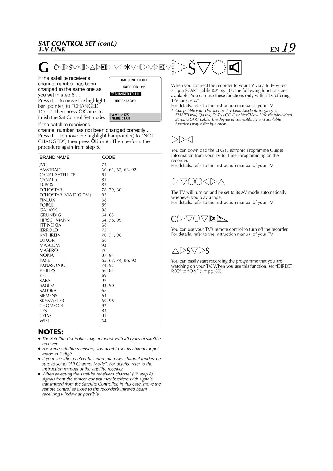 JVC HR-S8850EU specifications NexTView Link, TV Auto Power On, VCR Auto Standby Direct Rec 