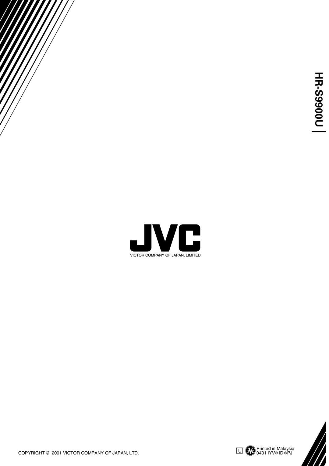 JVC HR-S9900U manual 